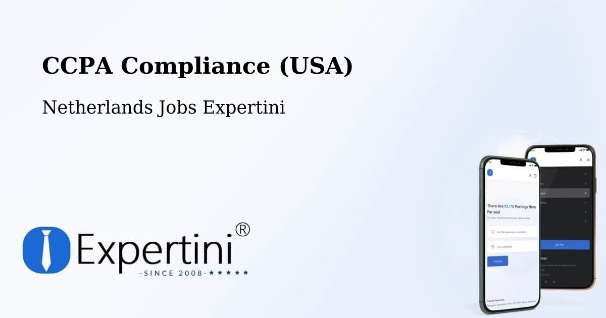 CCPA Privacy Rights & Compliance Notice – Elsloo - Netherlands Jobs Expertini